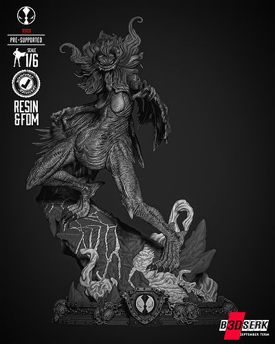 B3DSERK Malebolgia Sculpture 3D print model