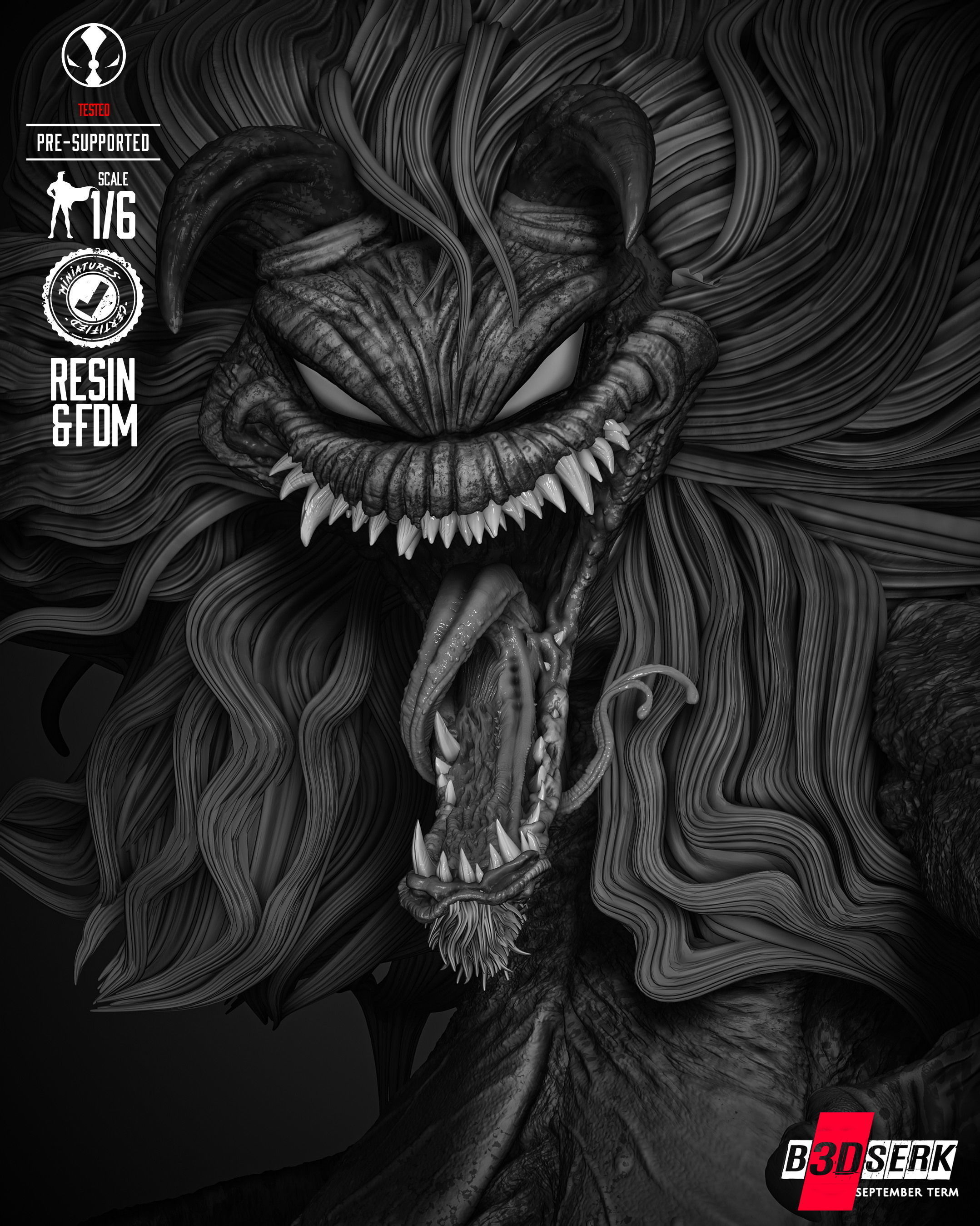 B3DSERK Malebolgia Sculpture 3D print model_28