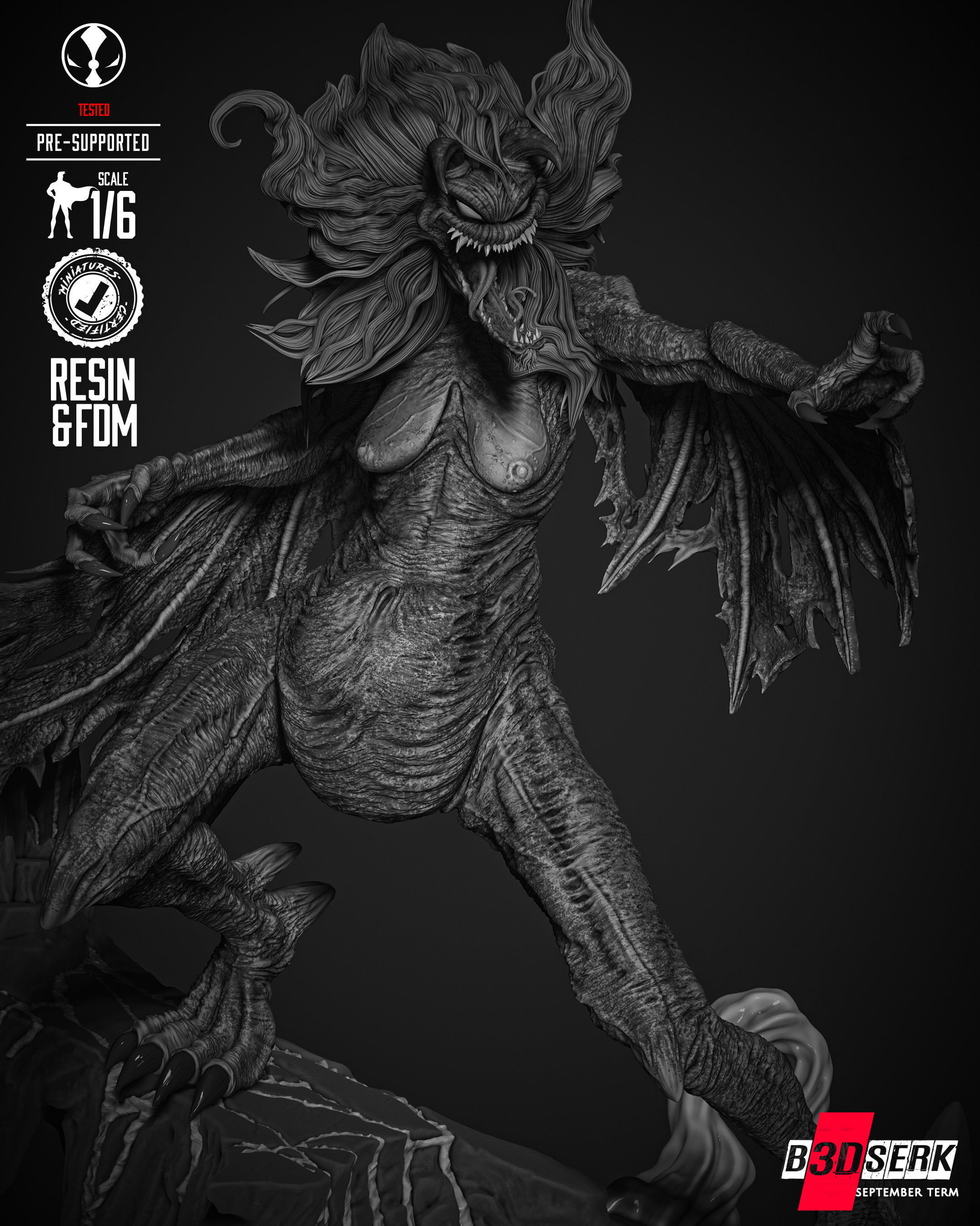 B3DSERK Malebolgia Sculpture 3D print model_22