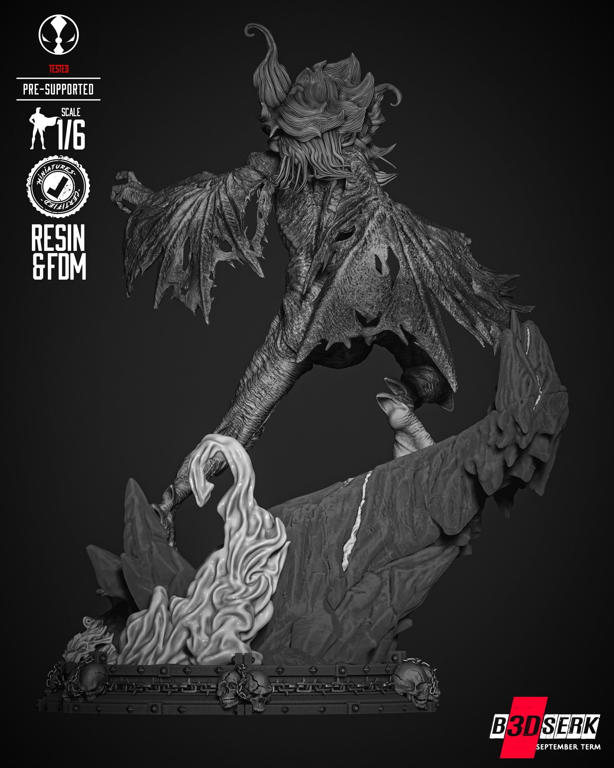 B3DSERK Malebolgia Sculpture 3D print model_17