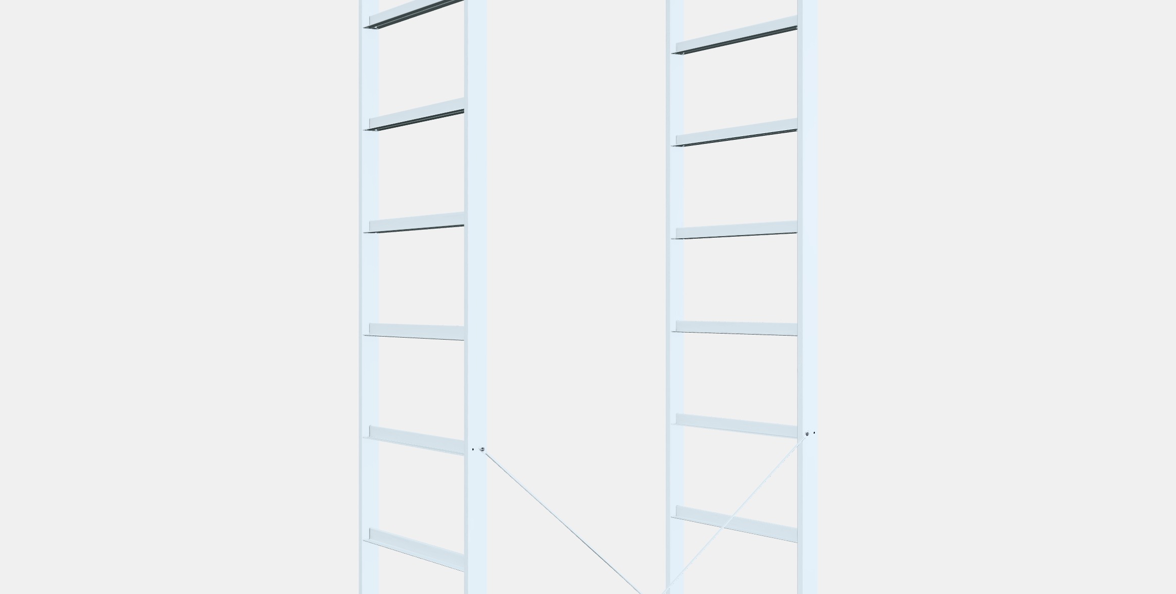 ELVARLI Wardrobe combination 13 Low-poly 3D model_5