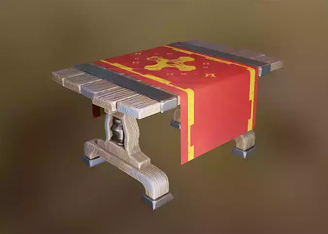 Stylized Warrior Table