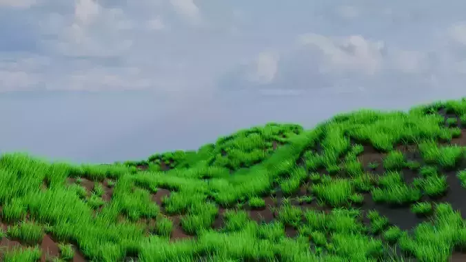 Procedural Grass Trial