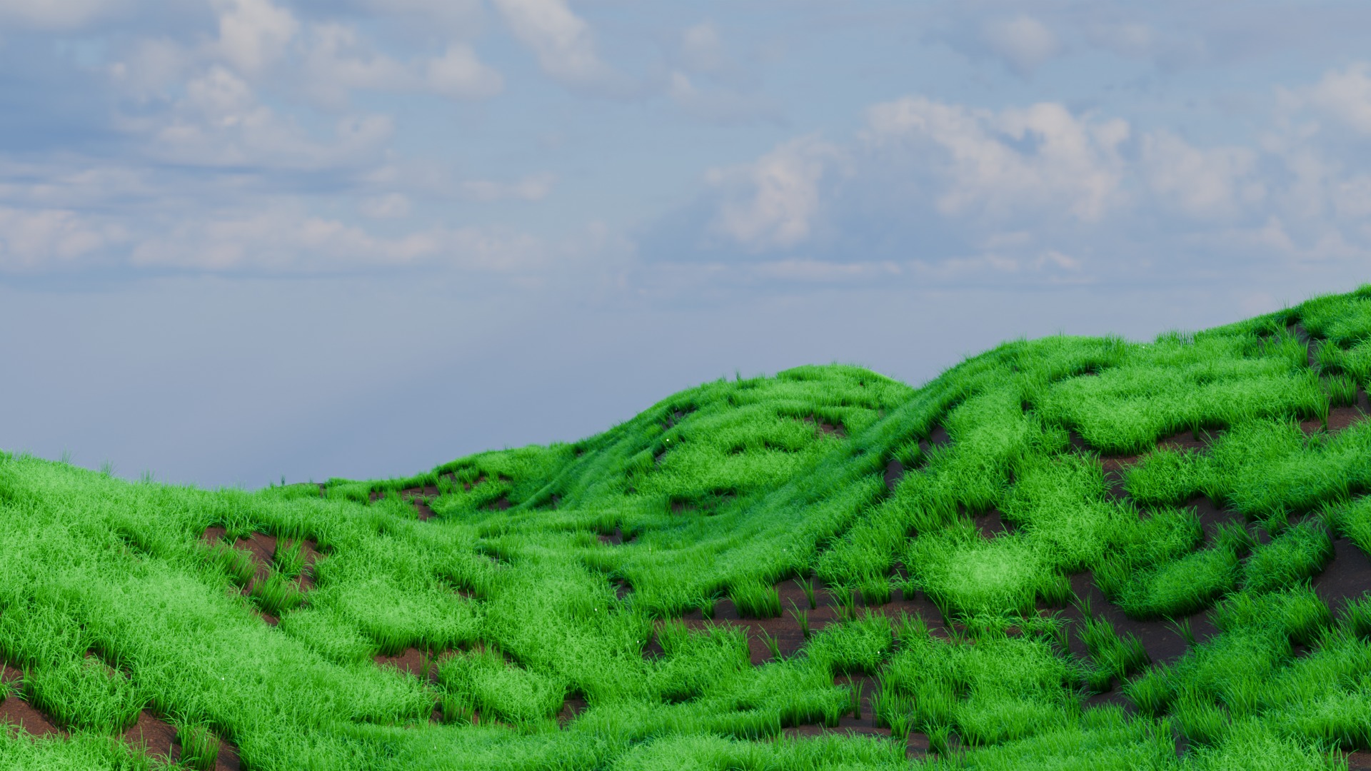 Procedural Grass Trial 3D model_2