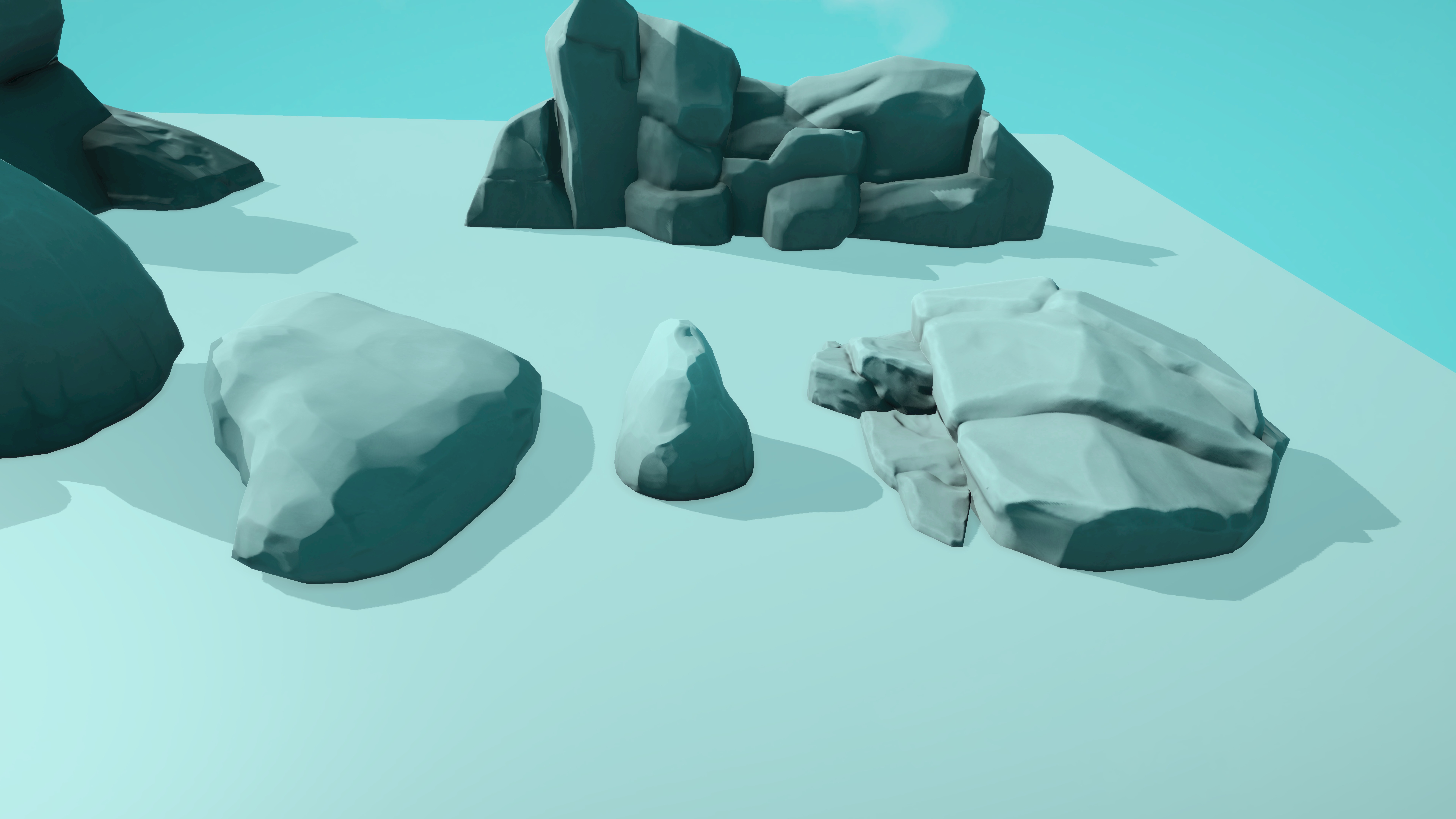 Stylized Nature PACK Low-poly 3D model_13