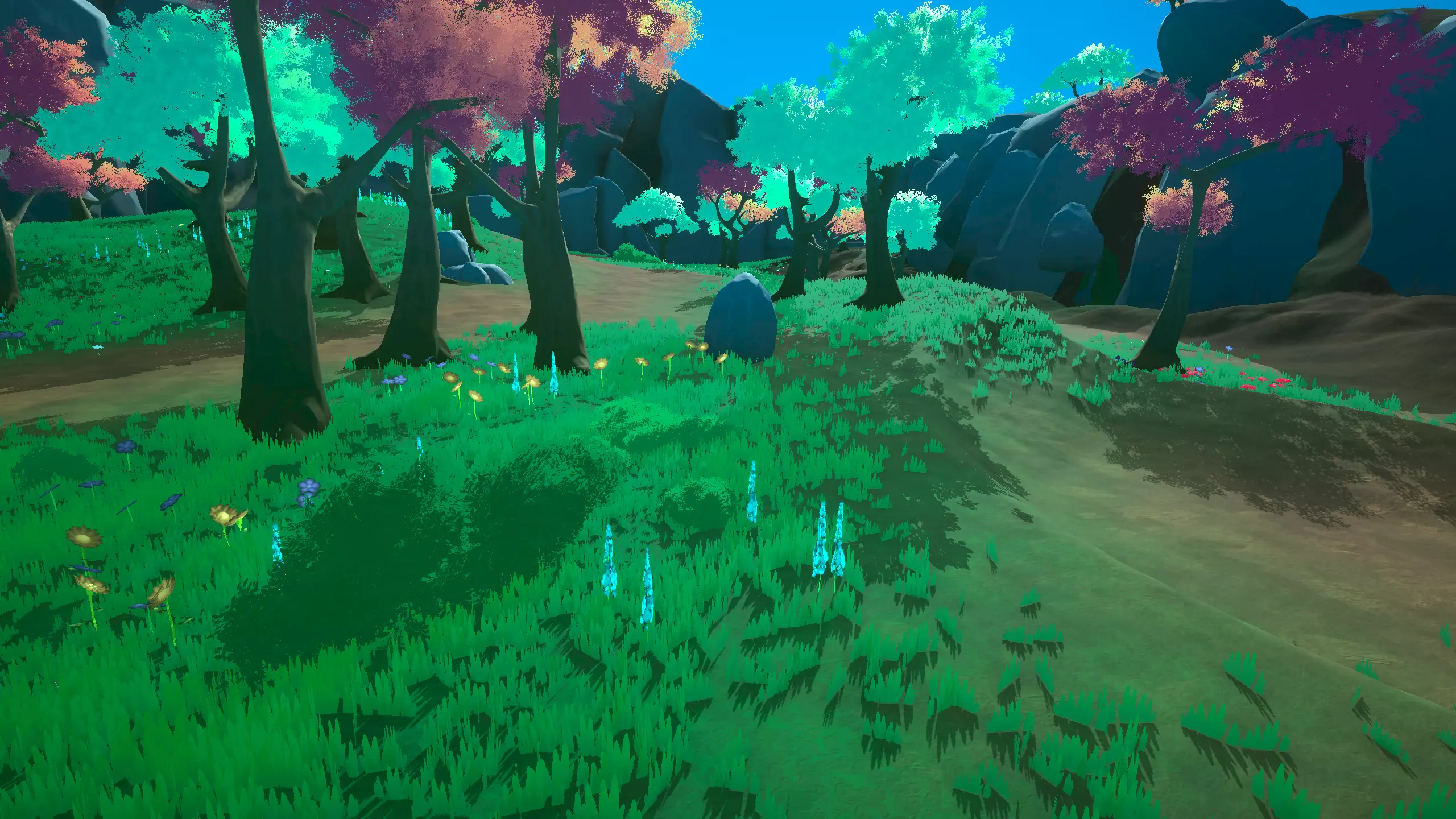 Stylized Nature PACK Low-poly 3D model_0