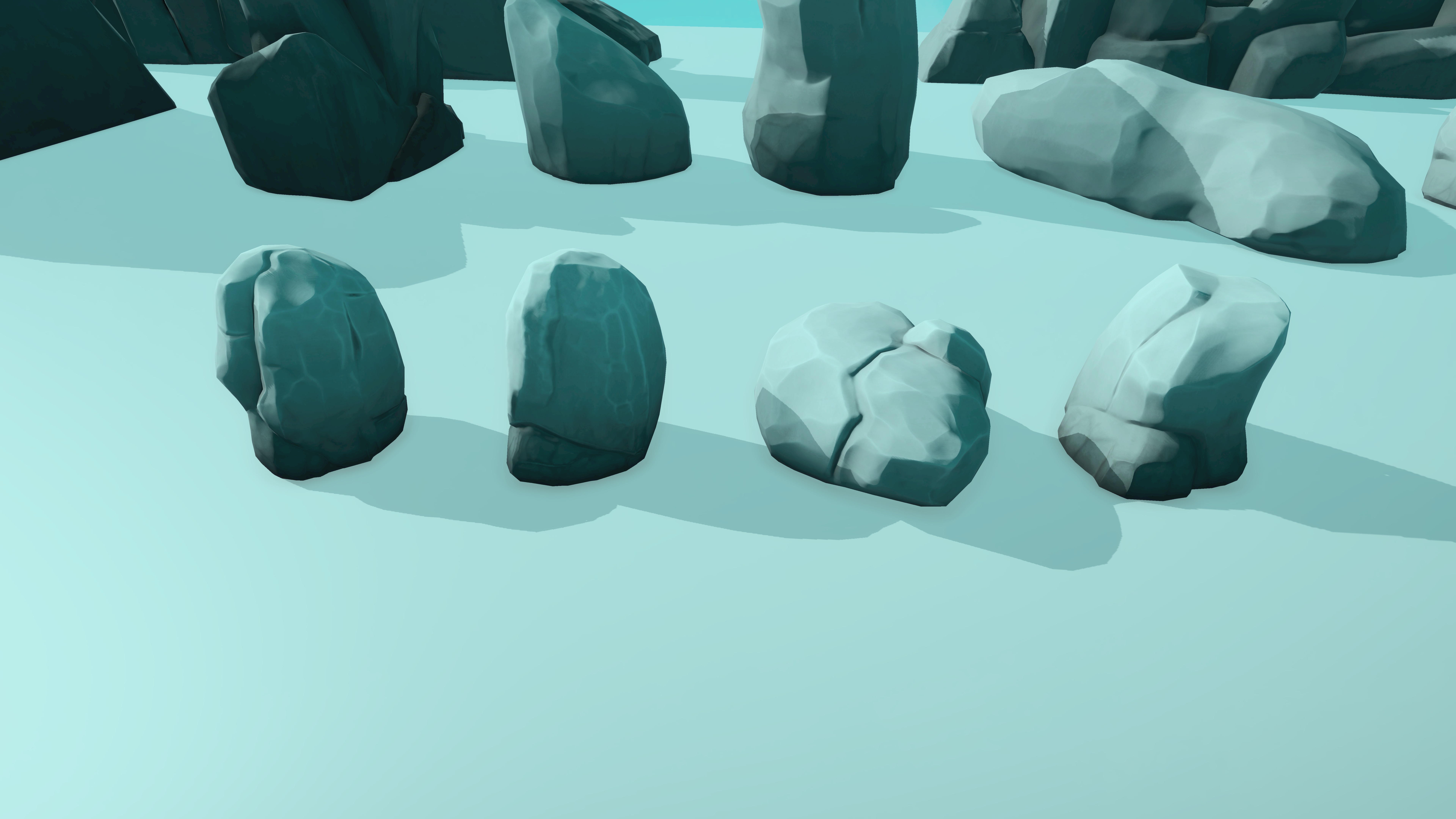 Stylized Nature PACK Low-poly 3D model_14
