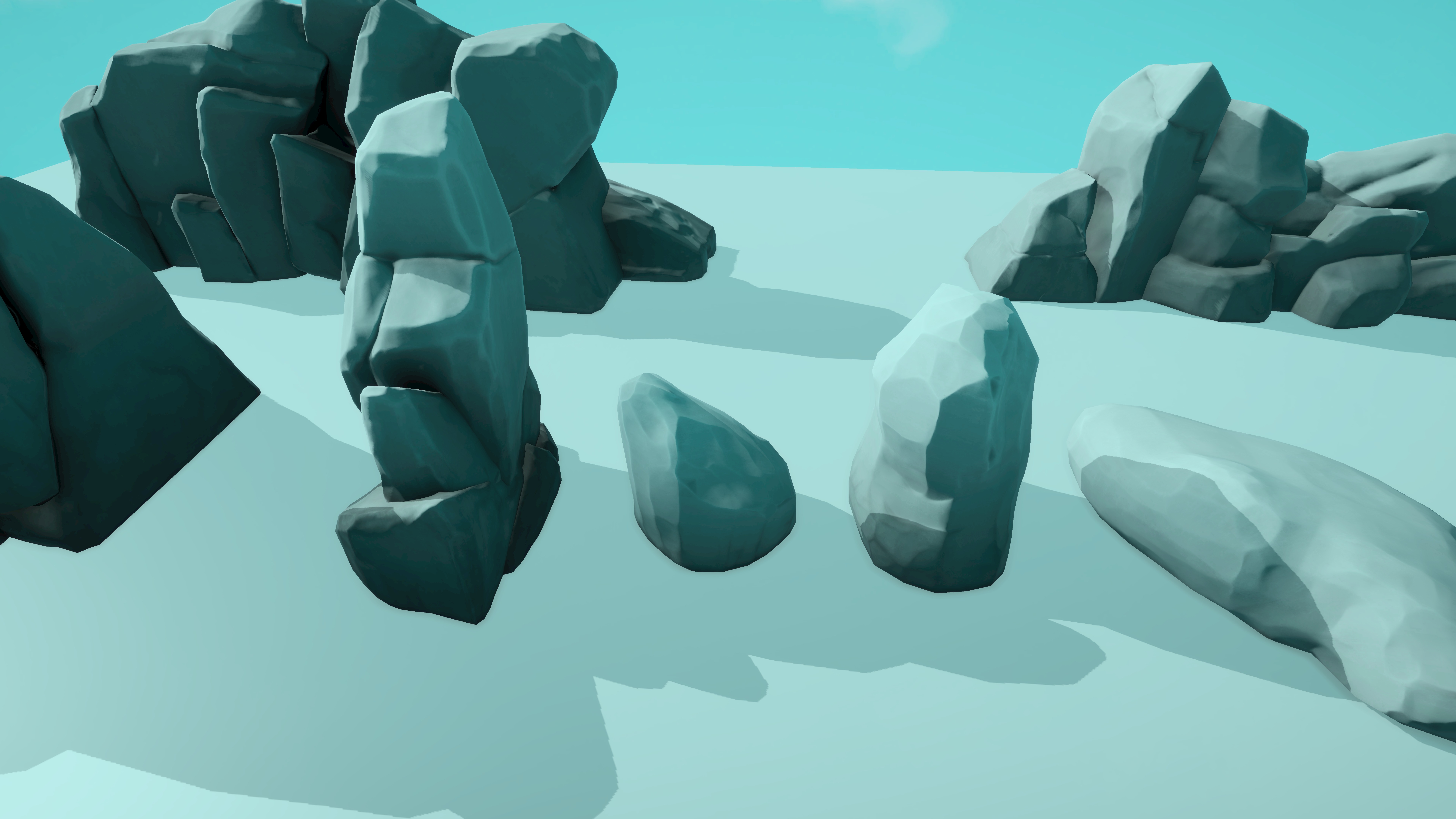 Stylized Nature PACK Low-poly 3D model_12