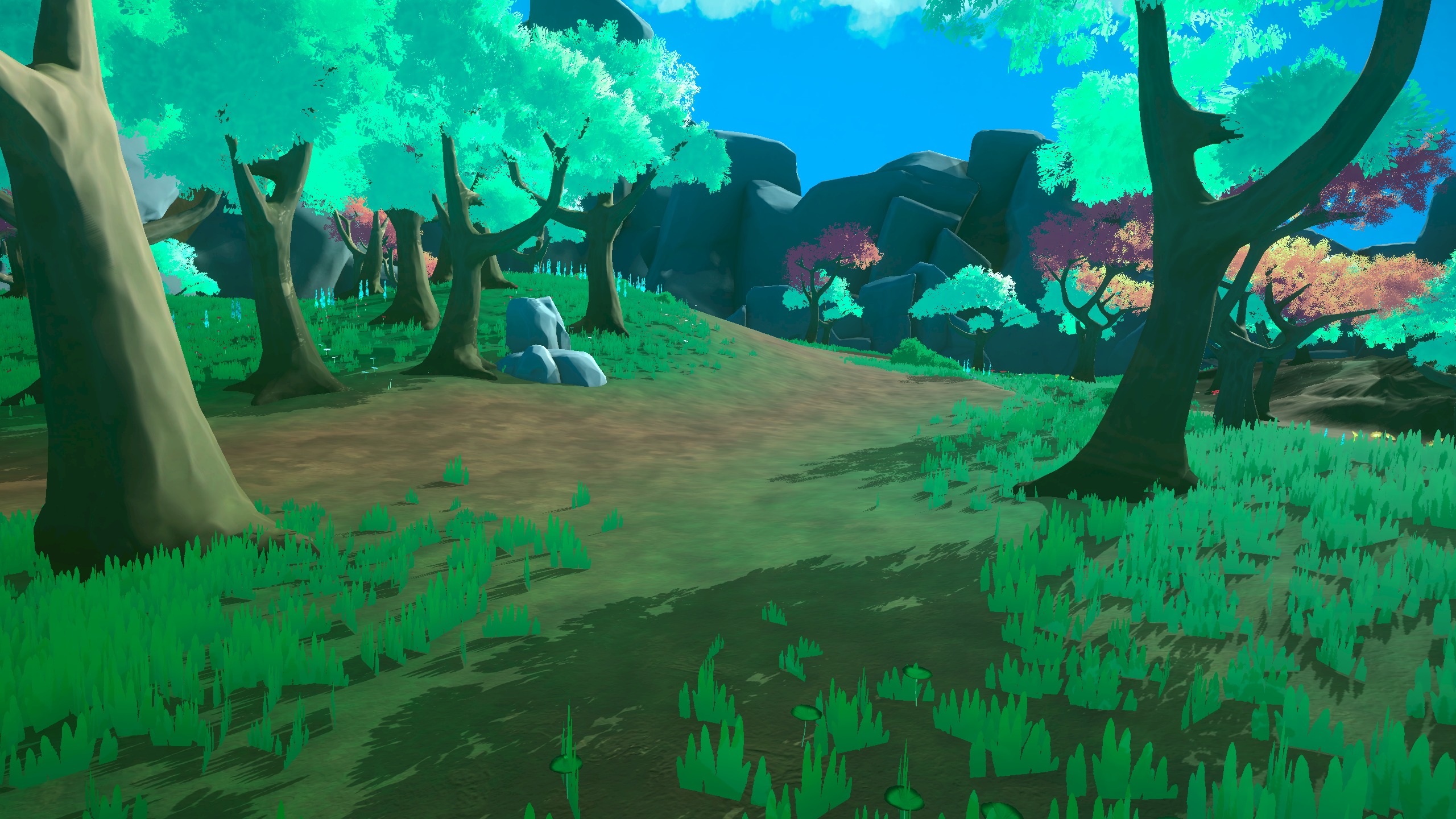 Stylized Nature PACK Low-poly 3D model_9