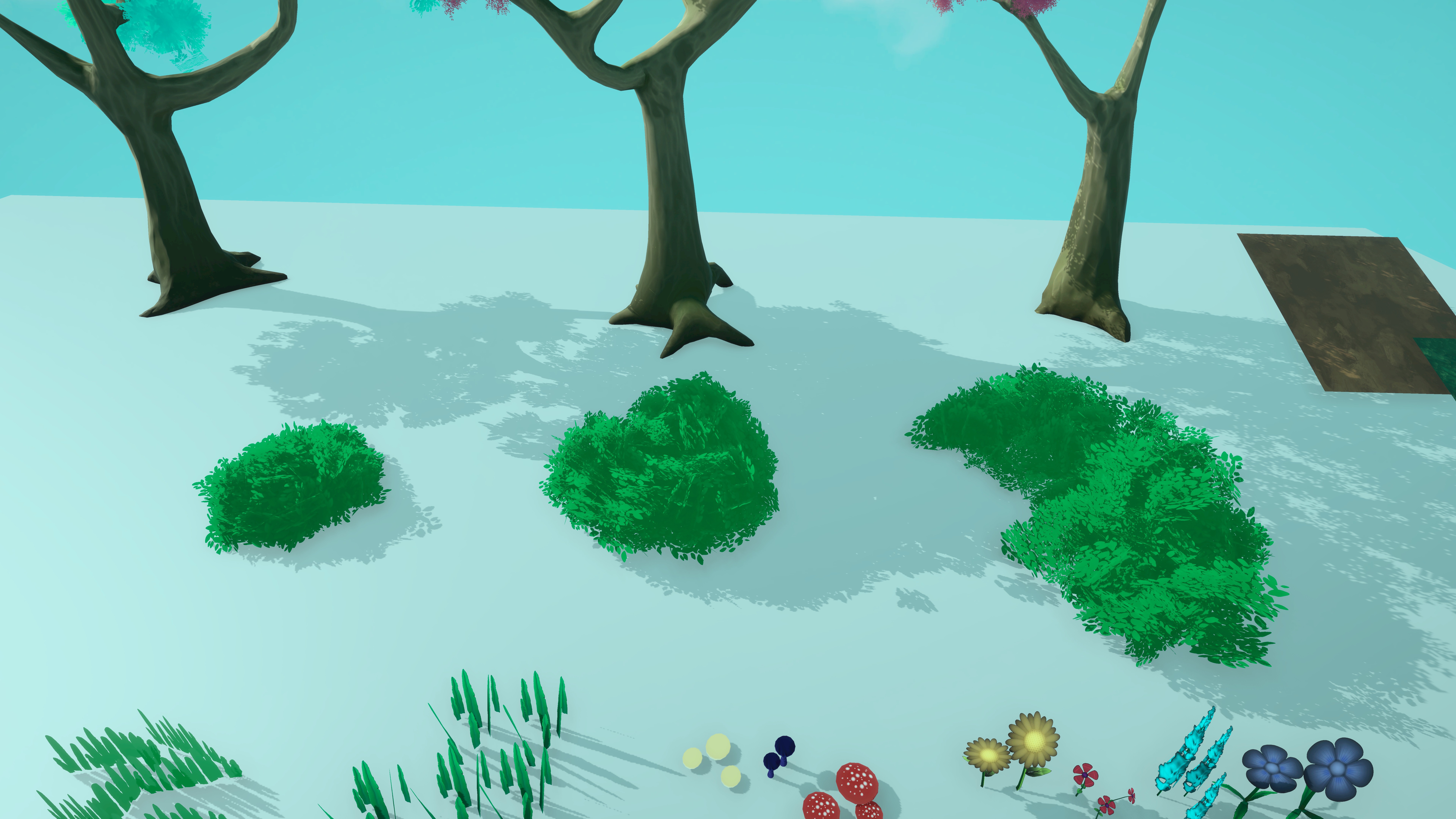 Stylized Nature PACK Low-poly 3D model_4