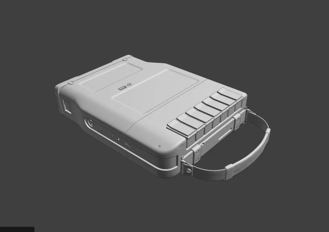 Base Model For Games And Texture Studies Free low-poly 3D model