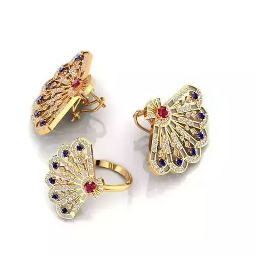 Earing With Ring model 3dm stl files