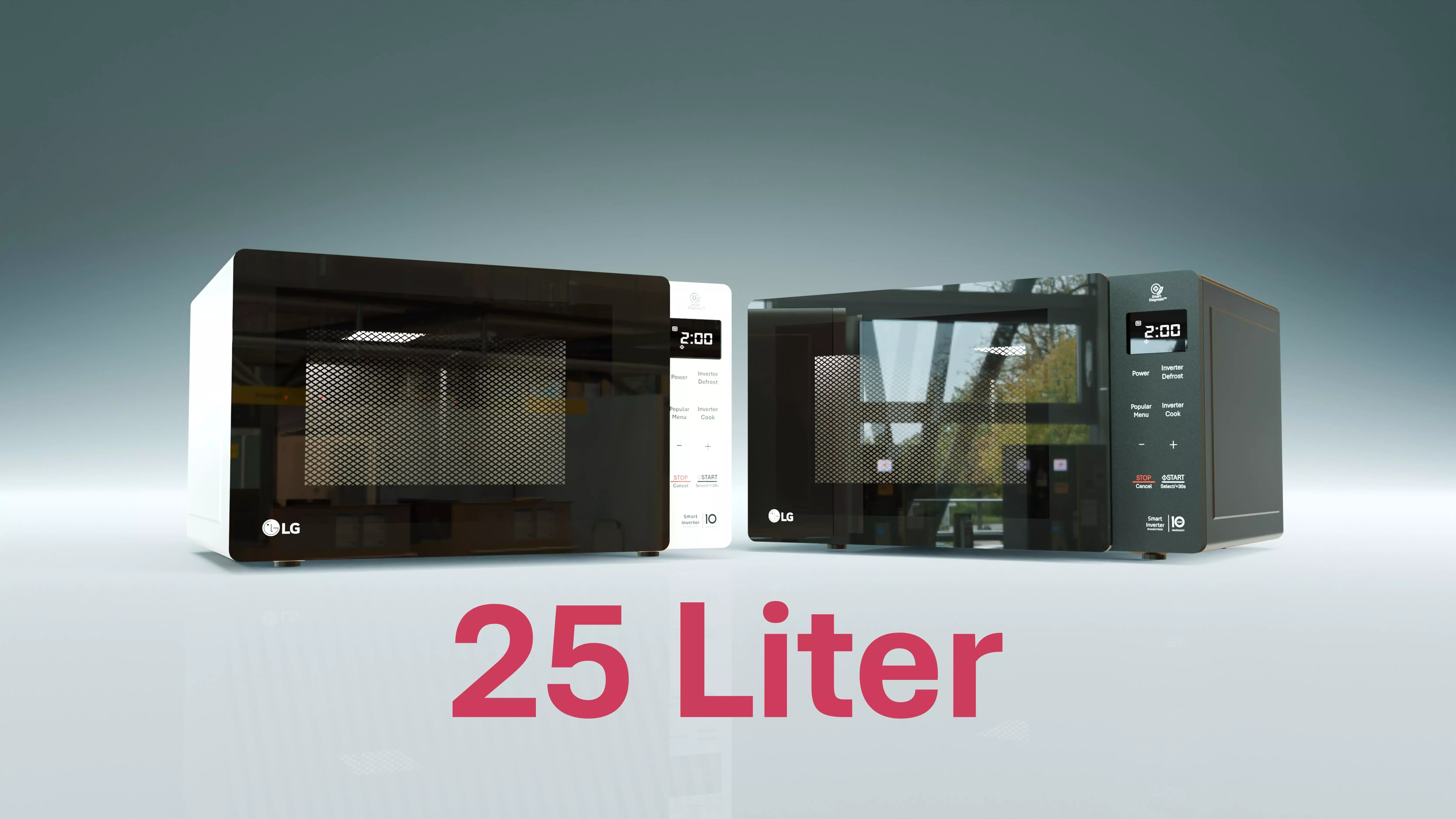 LG Microwave 25 Liter 3D model