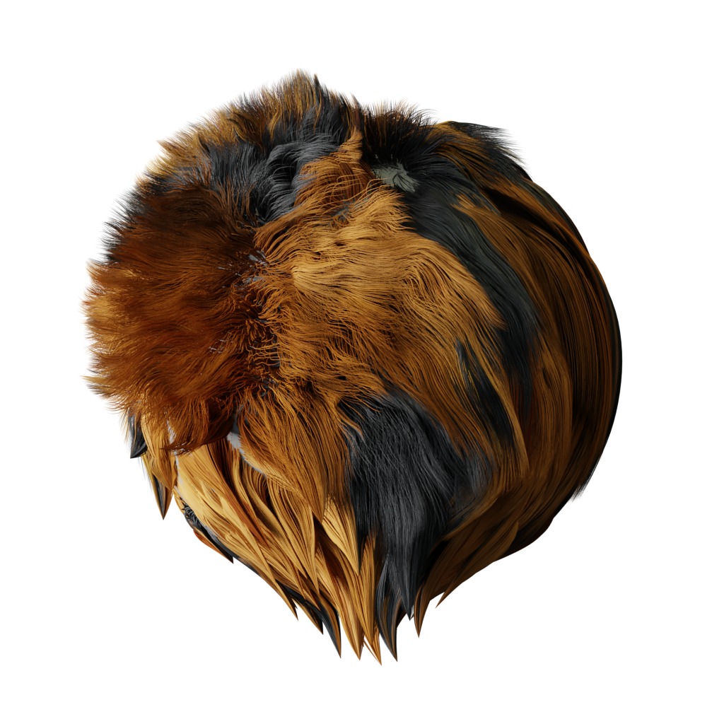 Gibbons Apes Low-poly 3D model_11