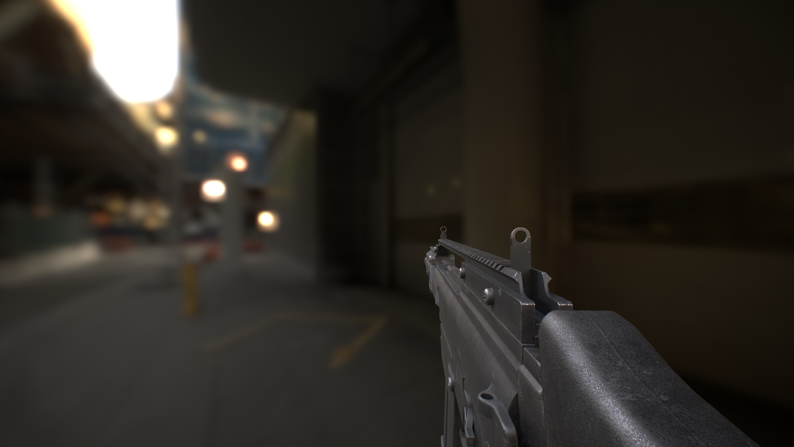 G36KA4 Assault Rifle - Game Ready  Low-poly 3D model_8
