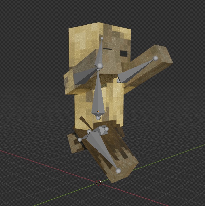 free Minecraft husk Free low-poly 3D model_12