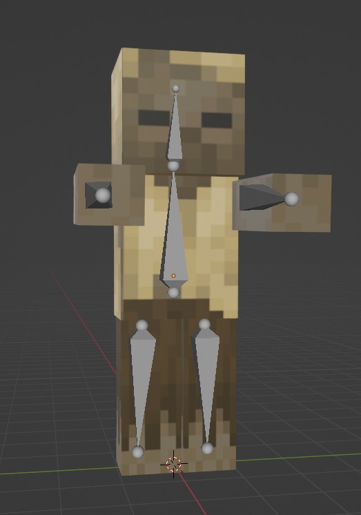 free Minecraft husk Free low-poly 3D model_14