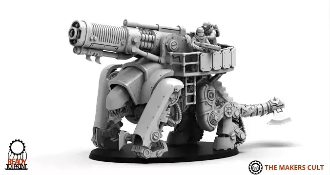 Iron Hive Ironblood - Xormentor Artillery Drudger 3D print model