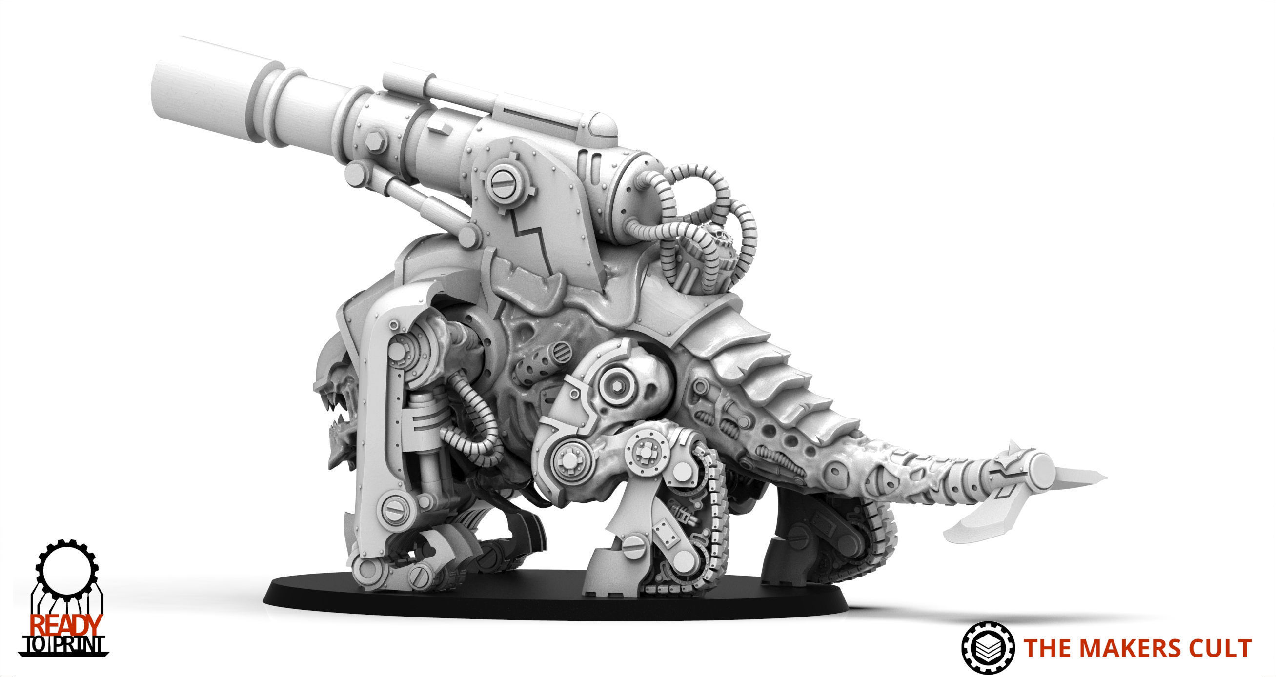 Iron Hive Ironblood - Xormentor Artillery Drudger 3D print model_7