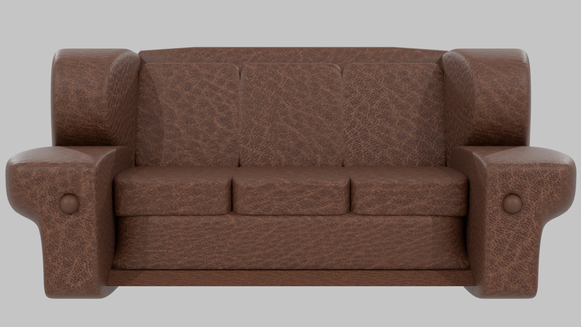 Low Poly Sofa Low-poly 3D model_1