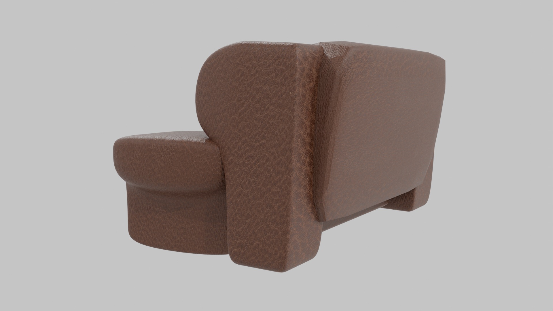 Low Poly Sofa Low-poly 3D model_6