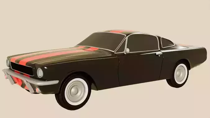 Muscle Car Based on Ford Mustang