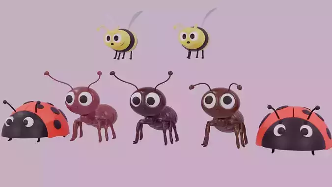 Cartoon Insects
