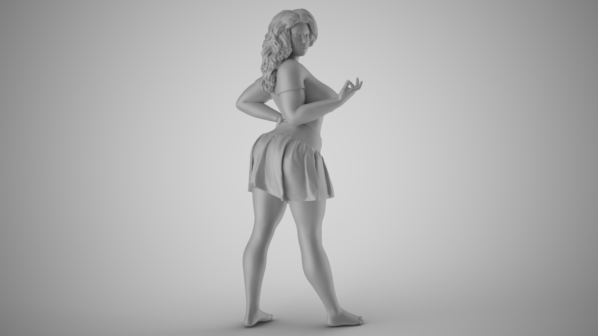 Twinkle Girl 3D print model_2