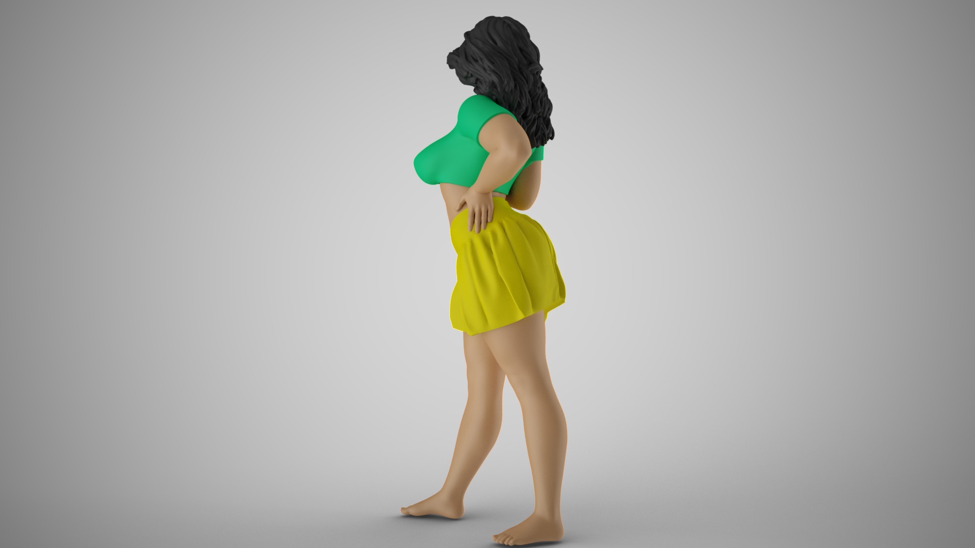 Twinkle Girl 3D print model_6