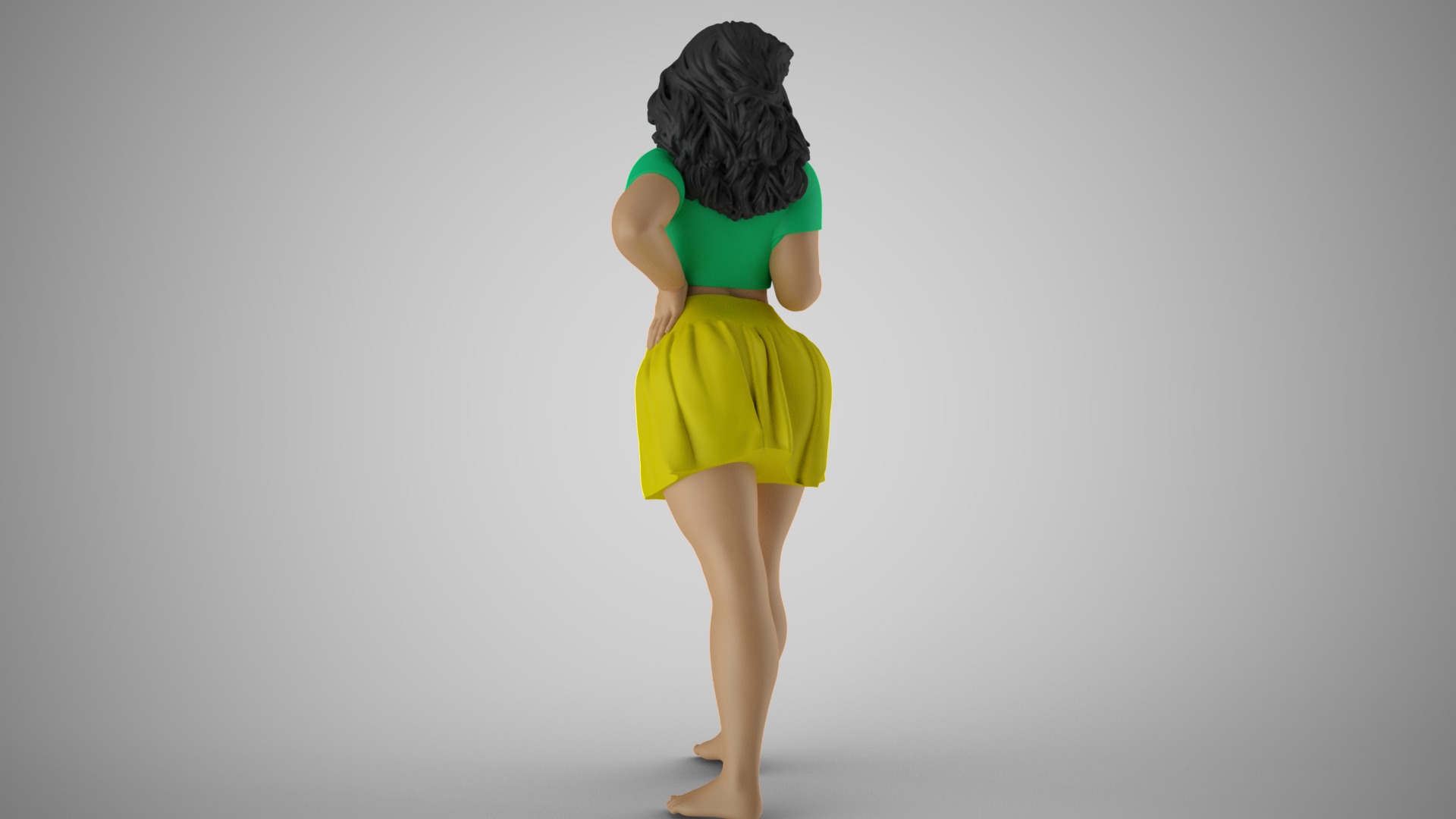 Twinkle Girl 3D print model_5