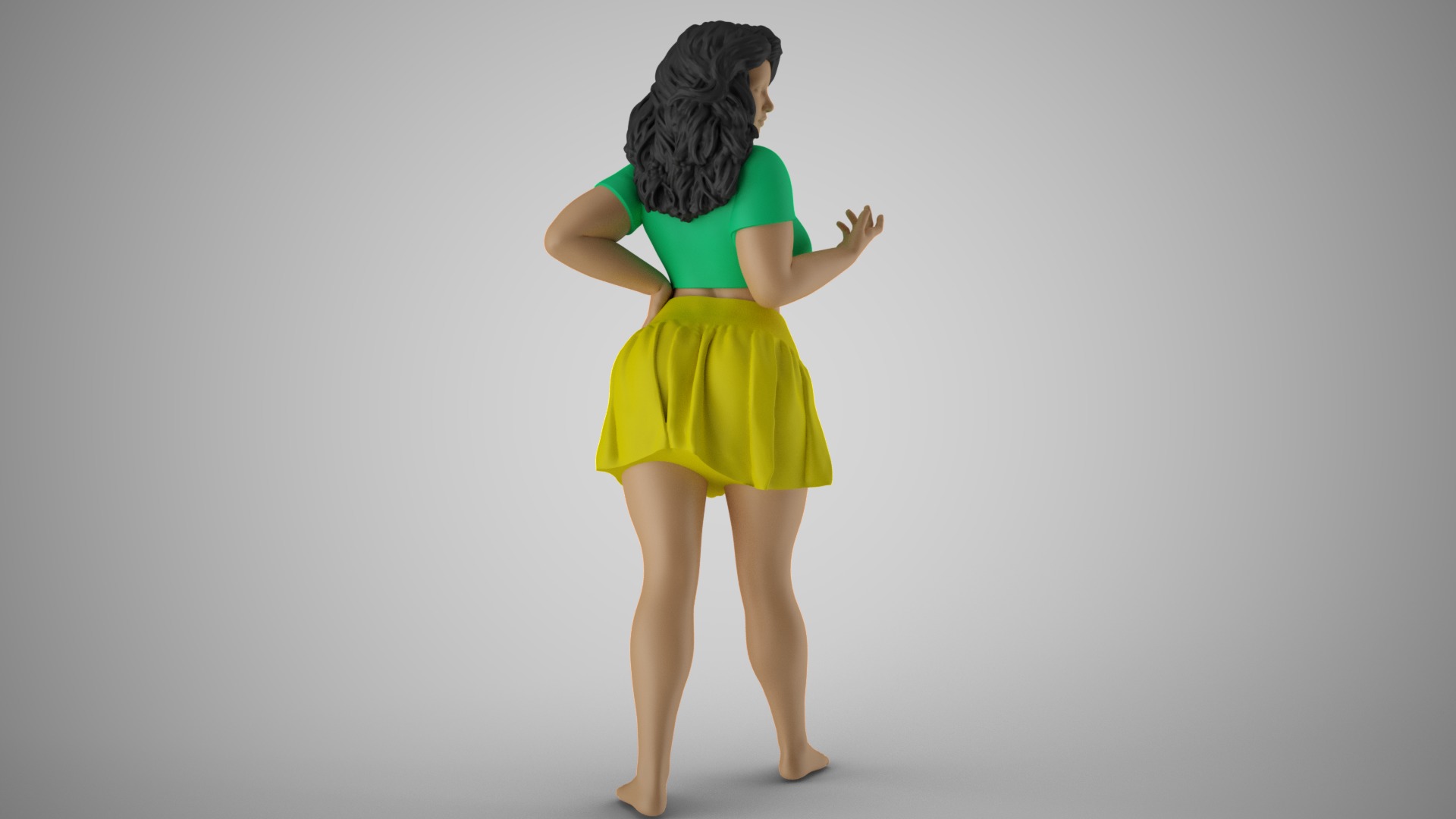 Twinkle Girl 3D print model_4