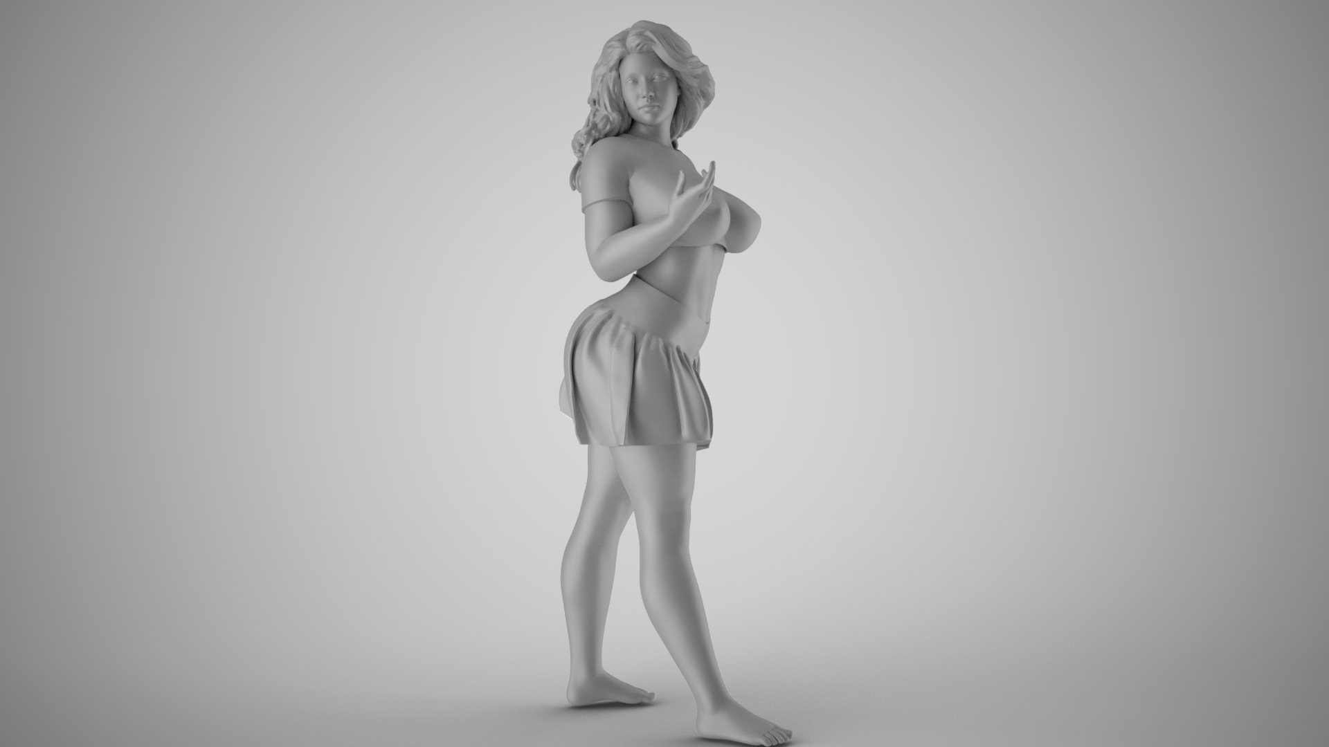 Twinkle Girl 3D print model_1