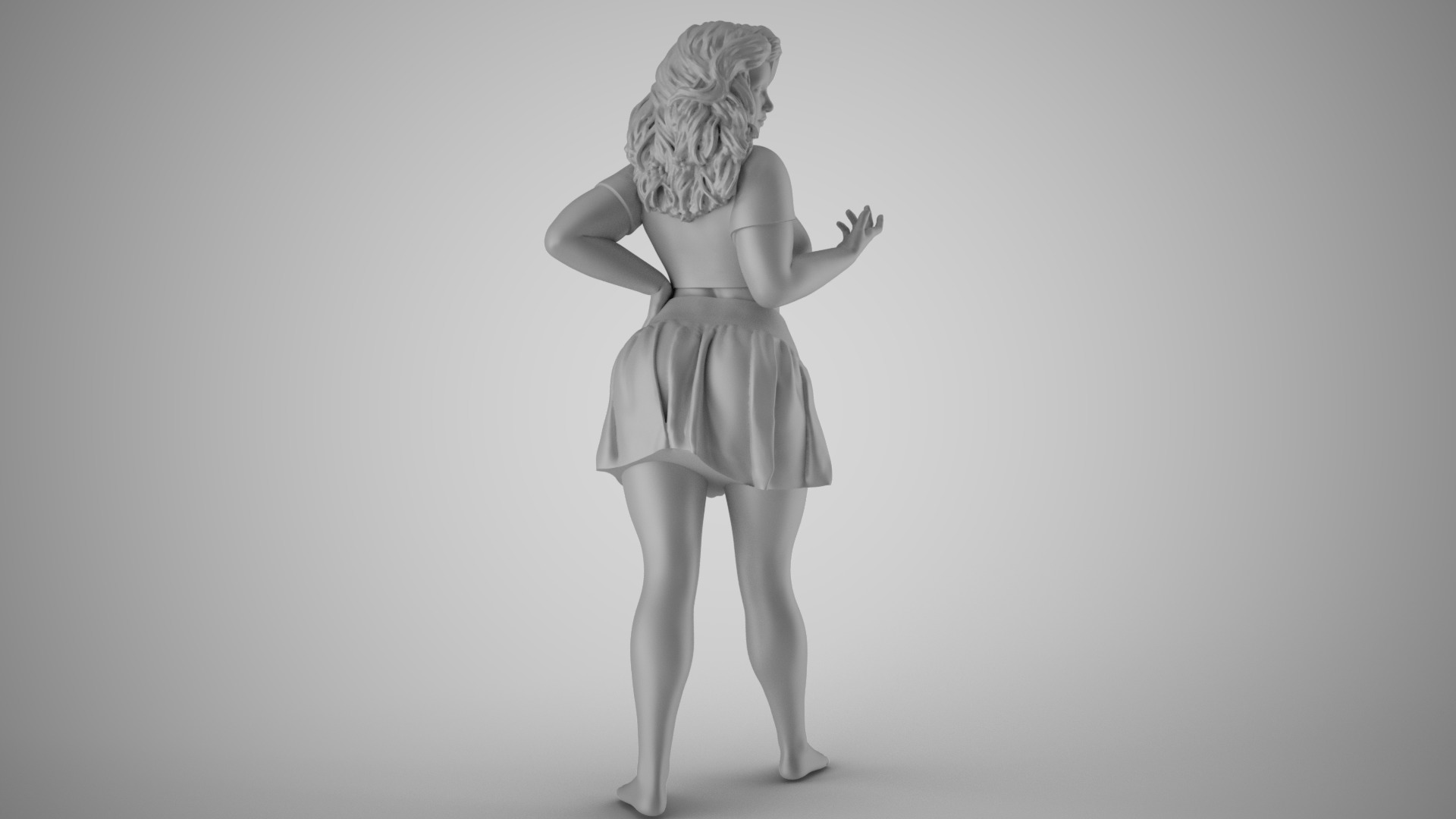 Twinkle Girl 3D print model_3