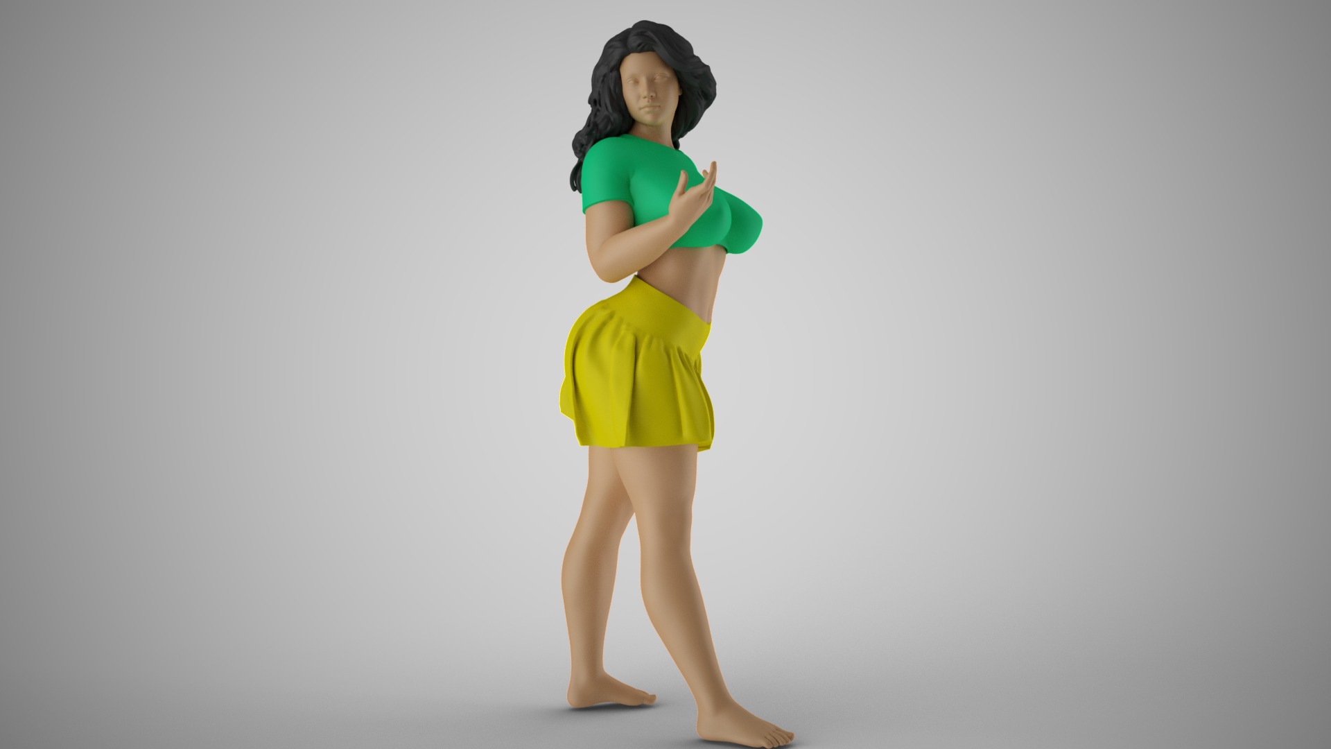 Twinkle Girl 3D print model_10