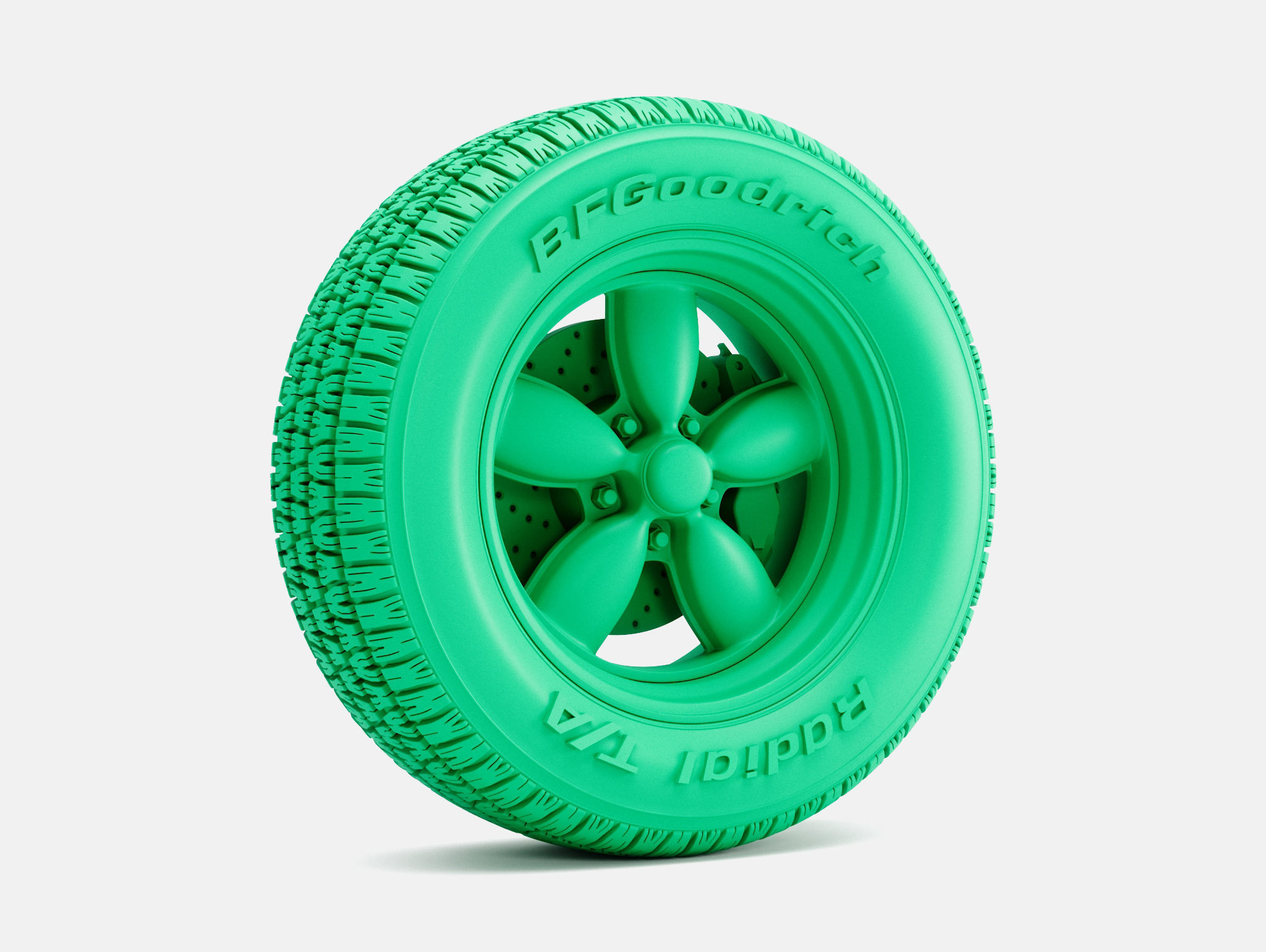 15x6 15x7 15x8 15x10 Daisy Wheels BFGoodrich Radial TA Tires 3D print model_2