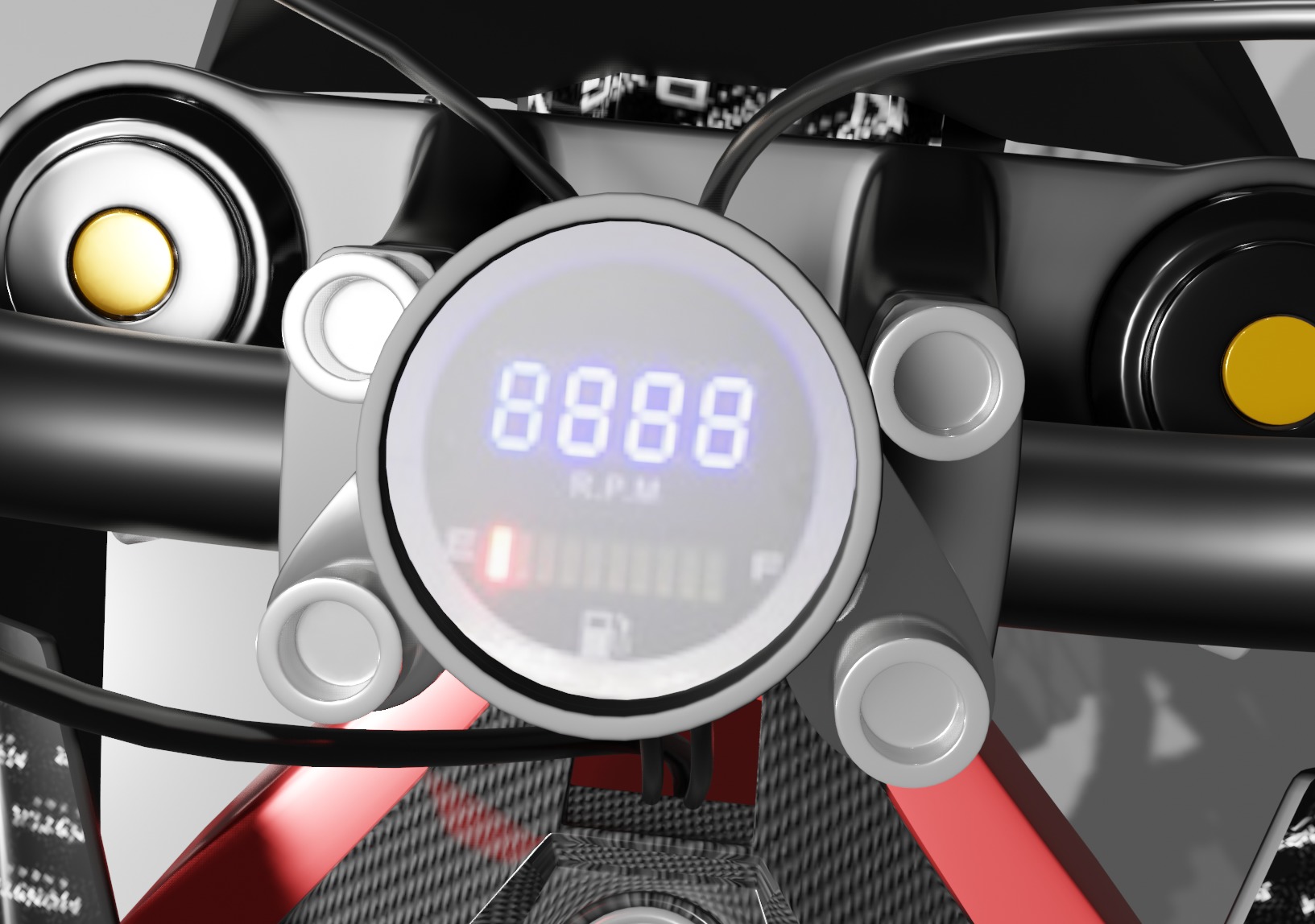 Apollo RFN Electric Bike Low-poly 3D model_9