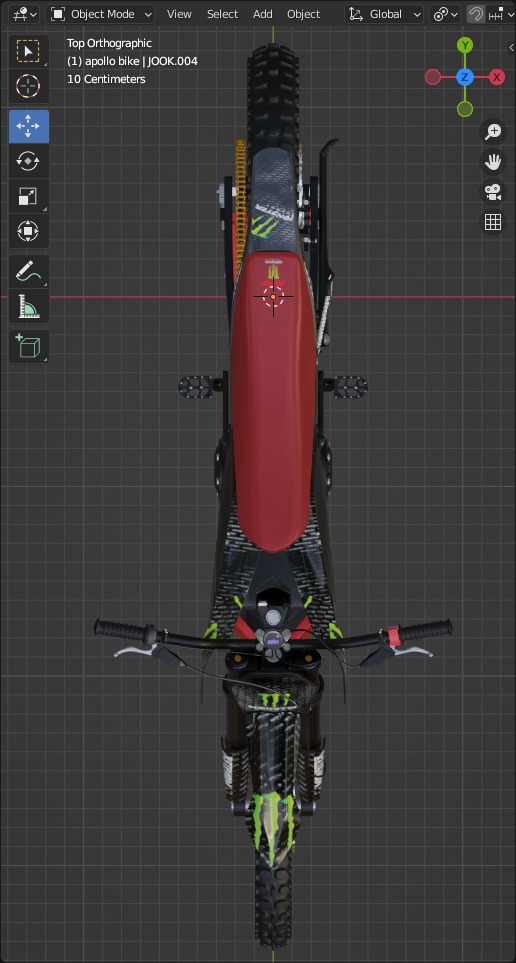 Apollo RFN Electric Bike Low-poly 3D model_19