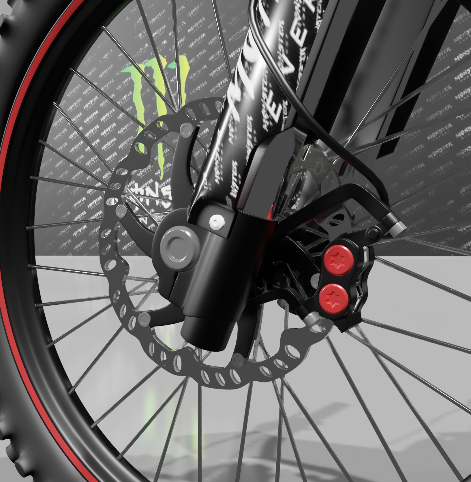 Apollo RFN Electric Bike Low-poly 3D model_10