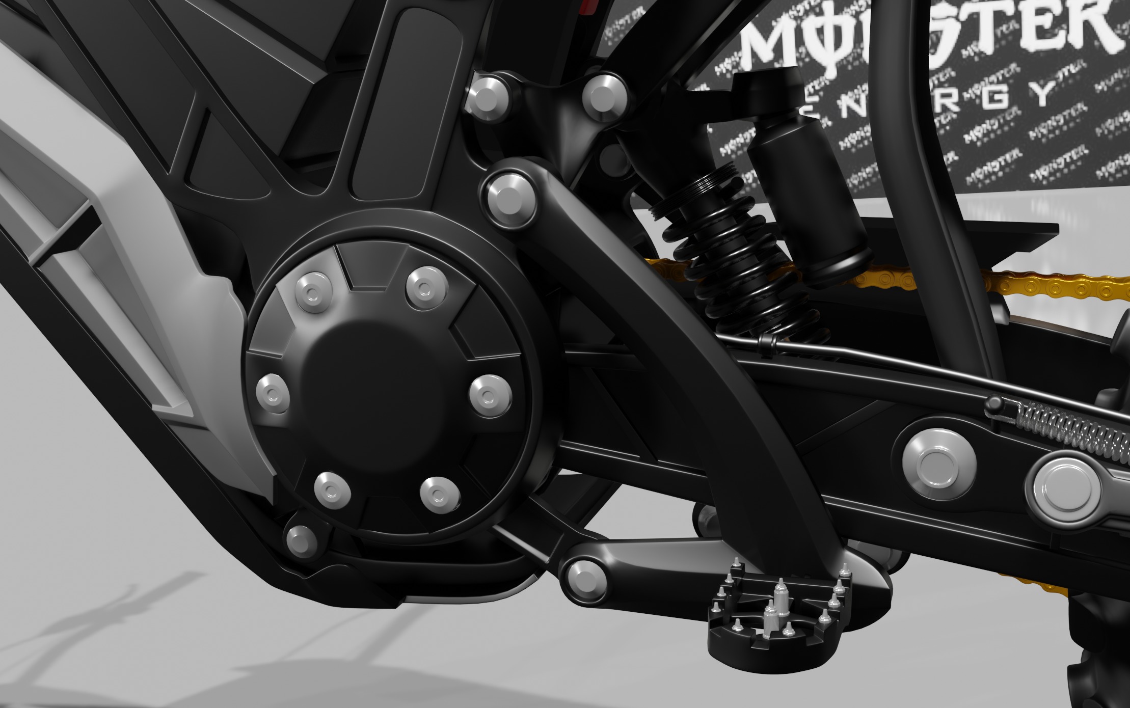 Apollo RFN Electric Bike Low-poly 3D model_12