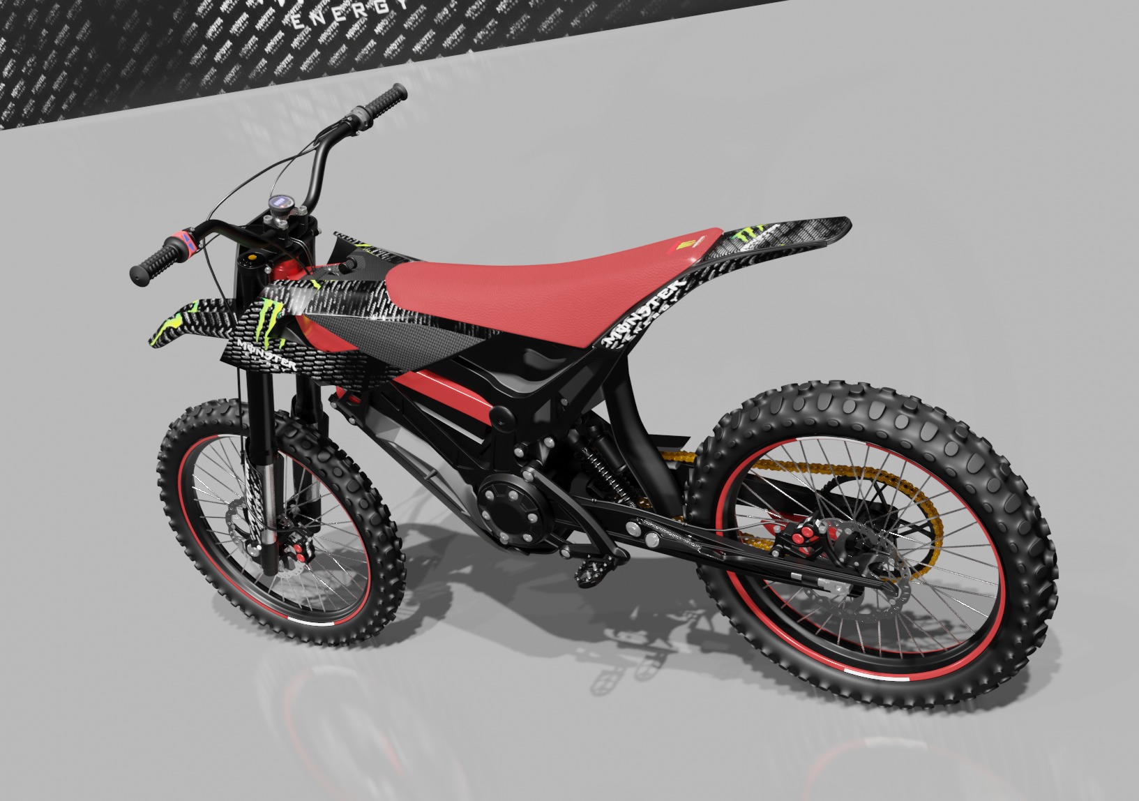 Apollo RFN Electric Bike Low-poly 3D model_7