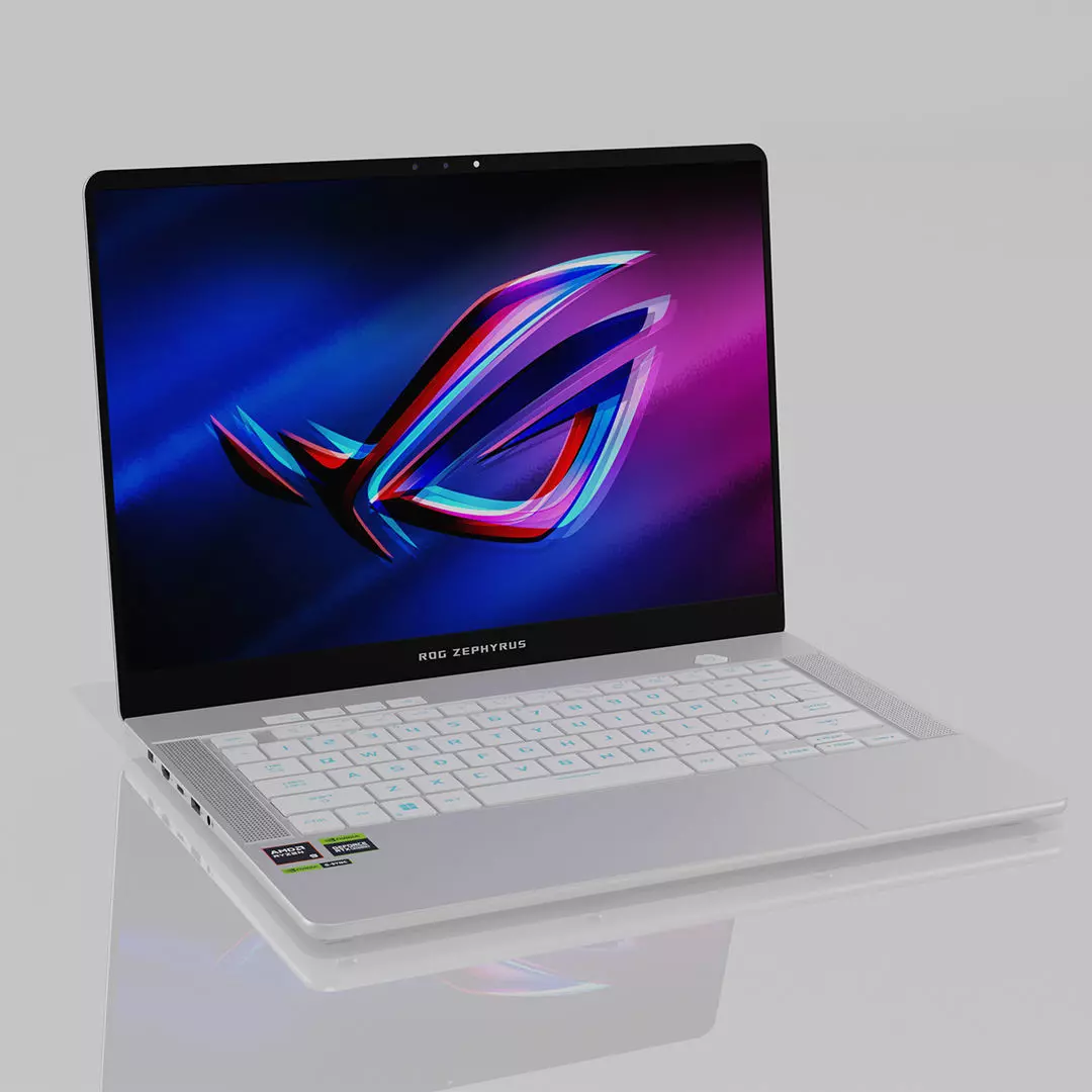 Asus ROG Zephyrus G14 Low-poly 3D model_0