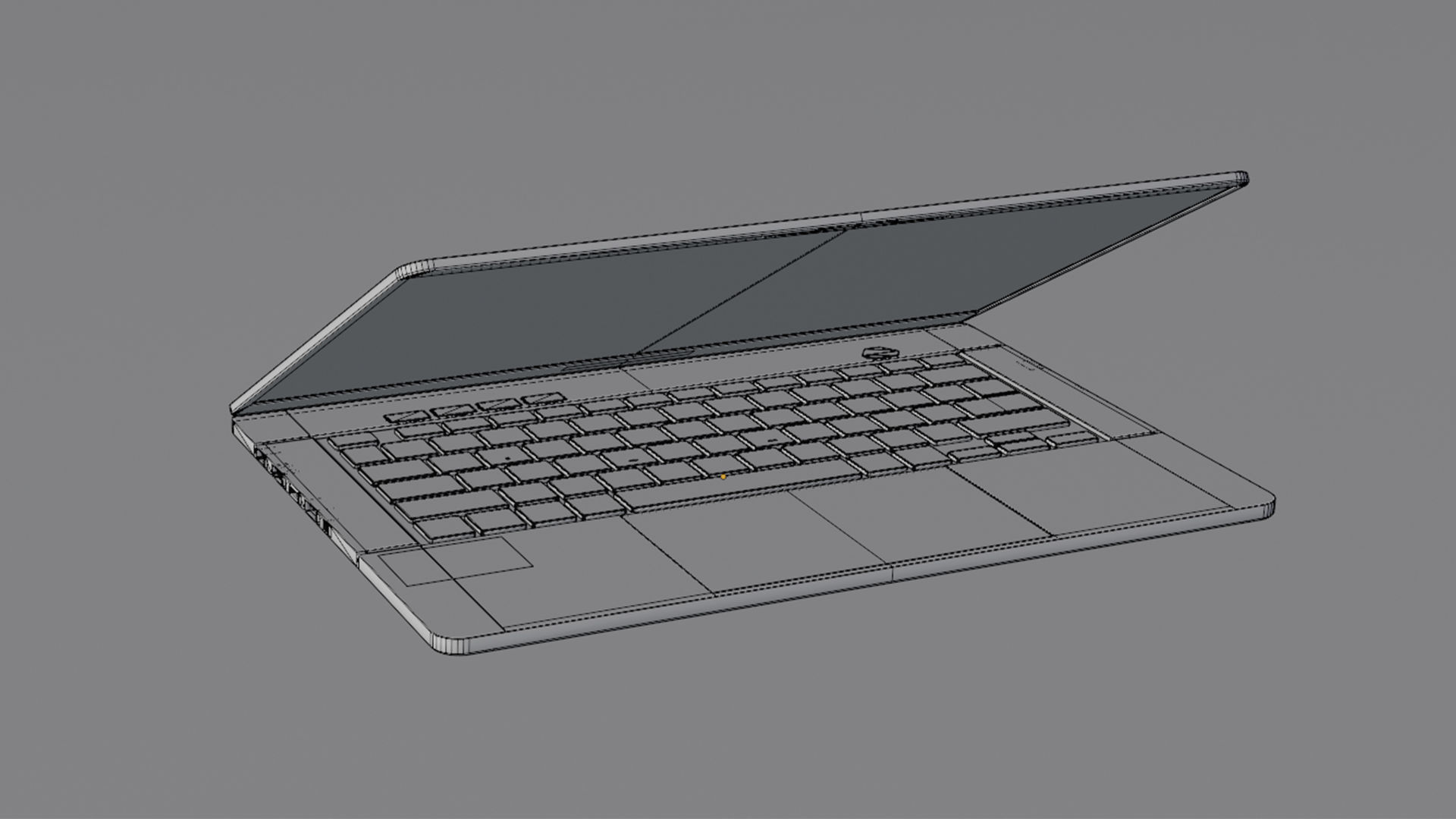 Asus ROG Zephyrus G14 Low-poly 3D model_7