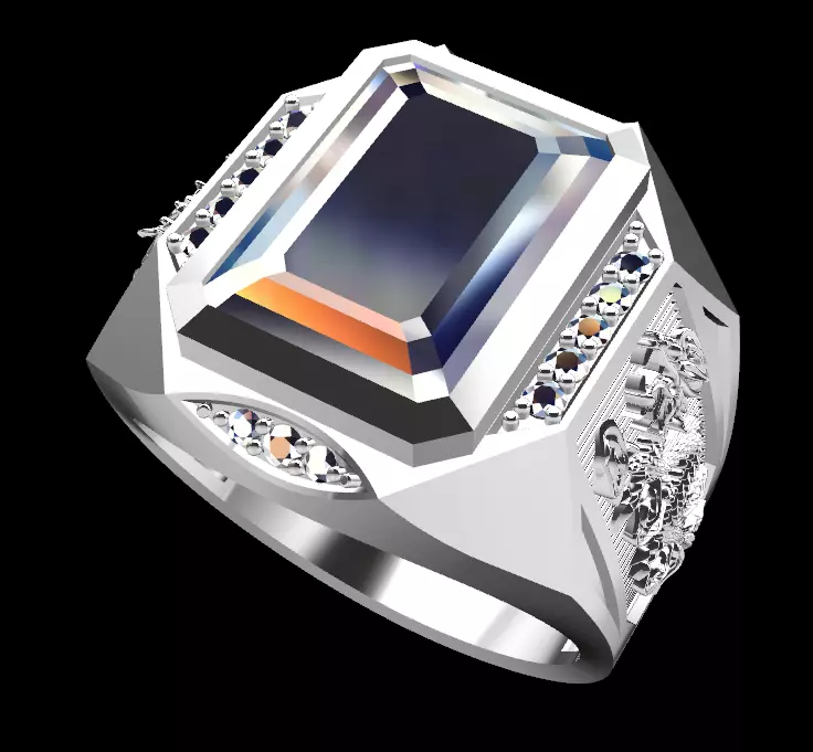 MEN RING Free 3D print model