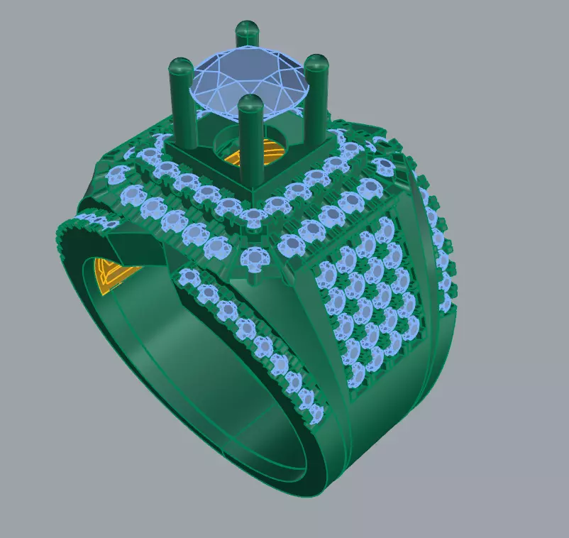 MEN RING 1 Free 3D print model
