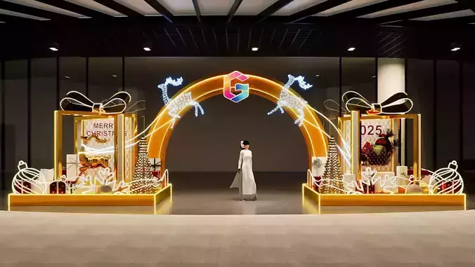 Christmas Decor Gate ShoppingMall