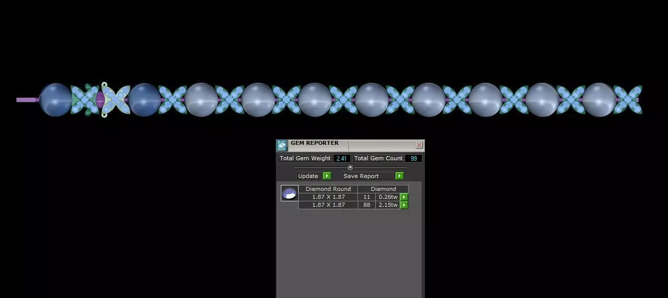 bracelet 3D print model_0