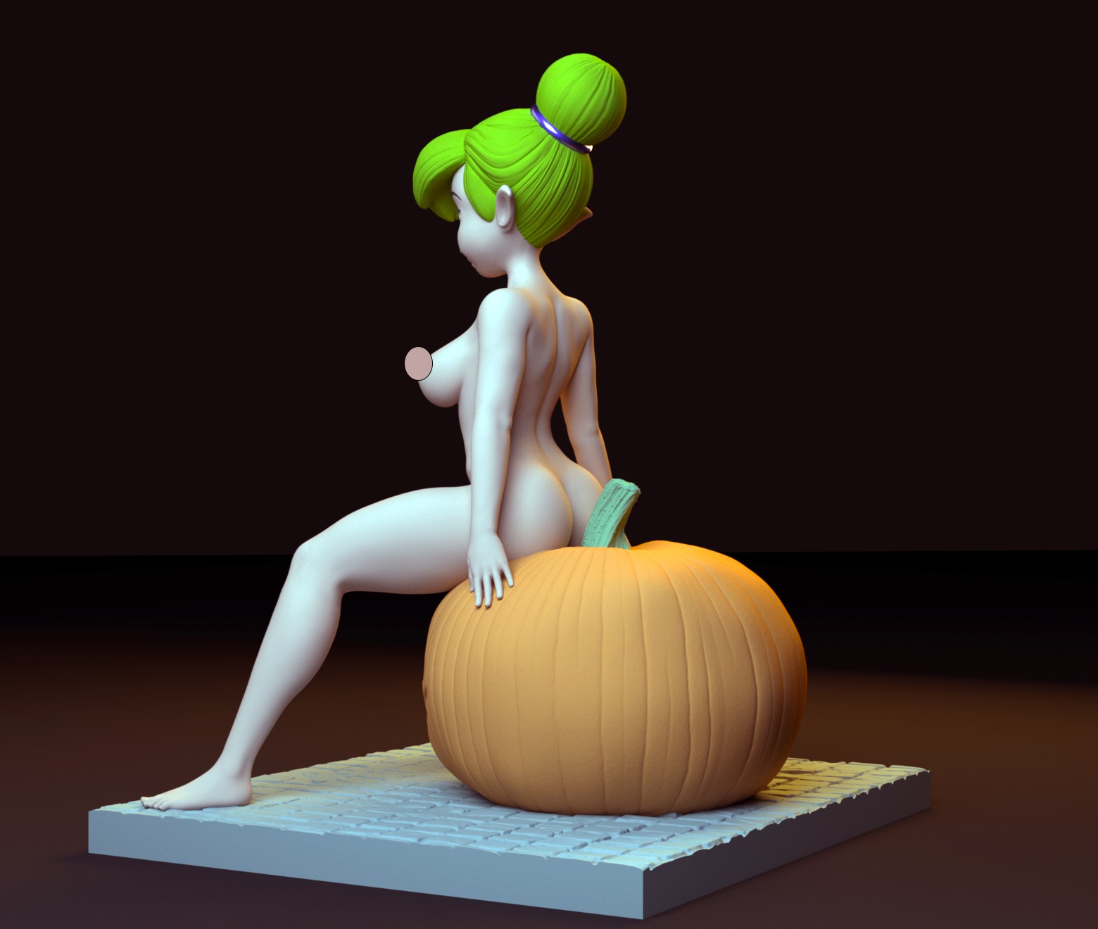 TinkerBell On Halloween - Goblin version 3D print model_3