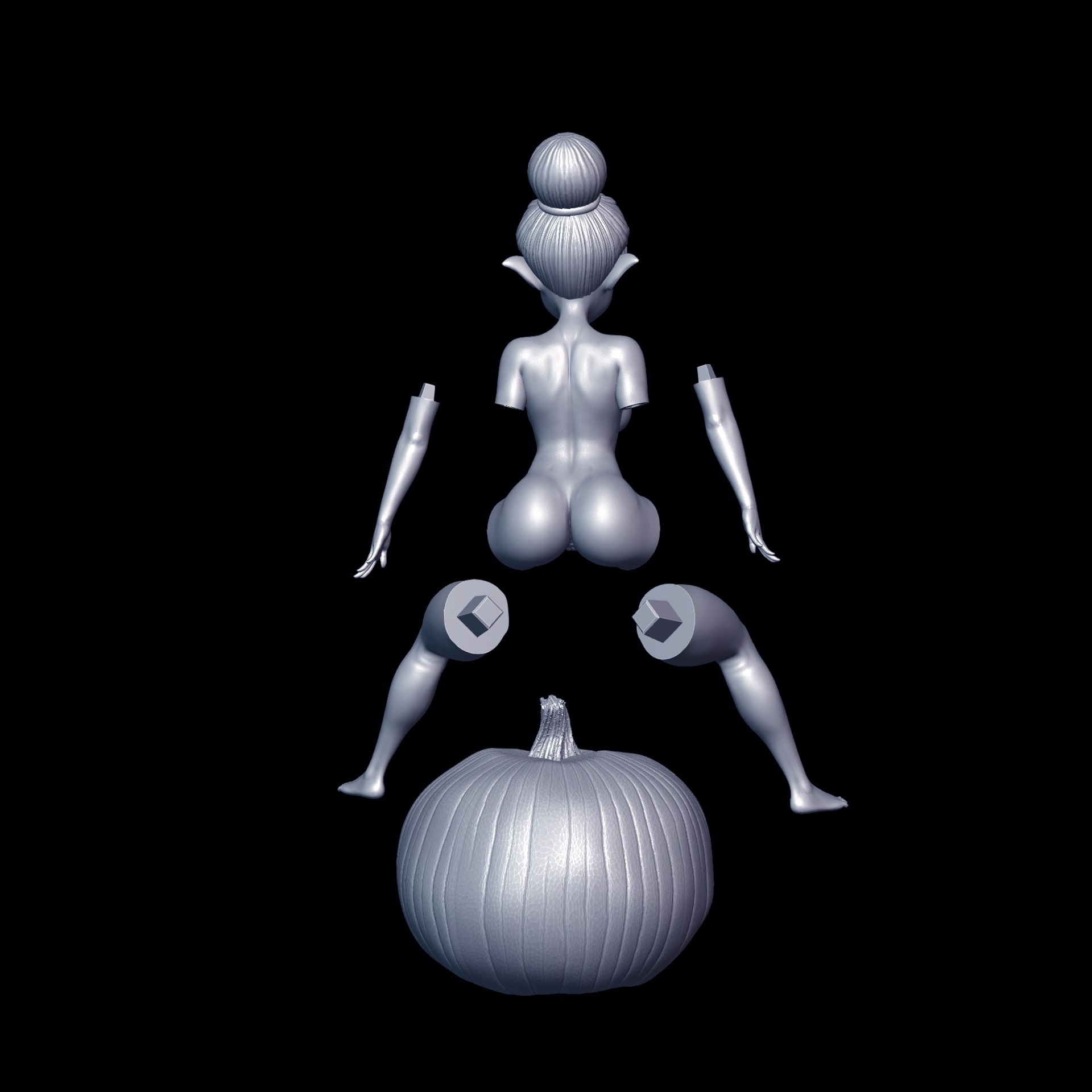 TinkerBell On Halloween - Goblin version 3D print model_7