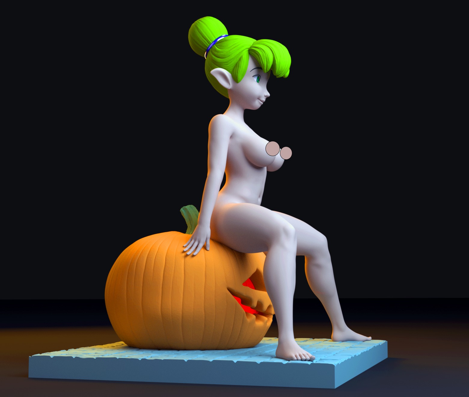 TinkerBell On Halloween - Goblin version 3D print model_1