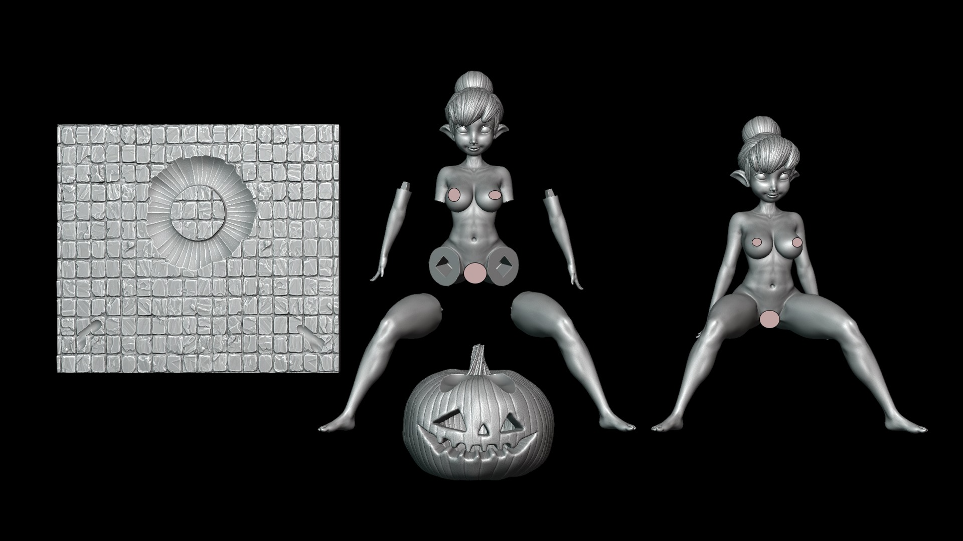 TinkerBell On Halloween - Goblin version 3D print model_5